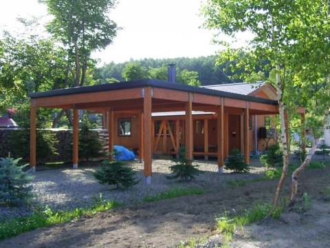 木製カーポート