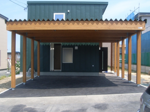 木製カーポート