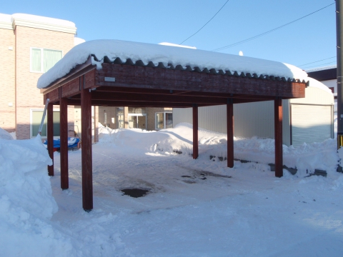 木製カーポート