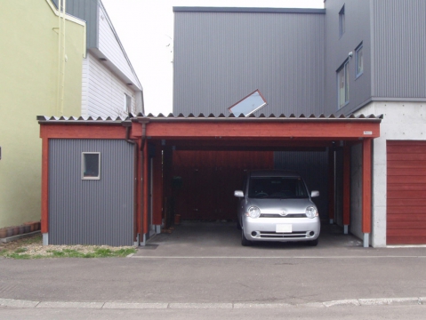 木製カーポート