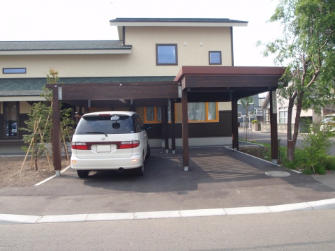 木製カーポート